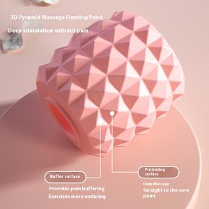 Relaxante Leg Shaping Roller Stick Yoga Massageador de quatro rodas Anel Clamp Bezerro Equipamento Leg Massageador por relaxar Roller Ball Stick - Product Image 4