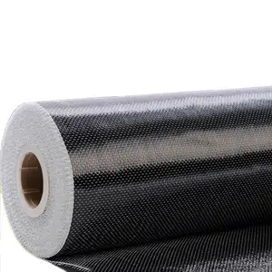 12K 200g/300g UD Unidirectional Carbon Fiber Fabric For Building Strength Swimming Pool Hand Lay Up Vacuum Resin Infusion