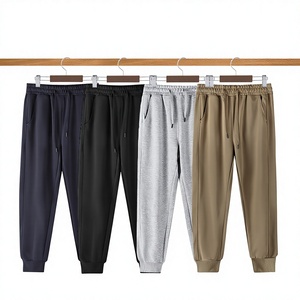 Nuovi <span class=keywords><strong>Pantaloni</strong></span> Sportivi Traspiranti ed Elastici in Cotone con Inserti in Pile, Modello Harem Casual con Laccetti alla Caviglia per <span class=keywords><strong>Uomo</strong></span> e Donna - Product Image 1
