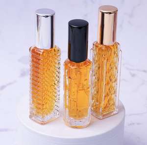 Flacon de parfum en verre haut de gamme de 10 ml en forme de courge amère, rechargeable avec bouchon métallique pour huile de parfum - Product Image 6