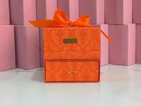 Boîte cadeau à tiroir double couche avec estampage d'aluminium pour mariage, noël, fête d'anniversaire, bonbons, cosmétiques, boîte à friandises décorative
