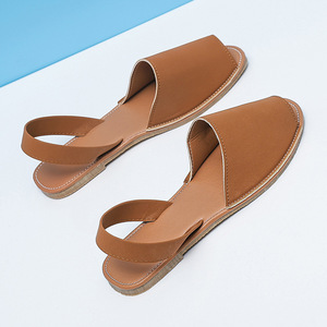 <span class=keywords><strong>Sandali</strong></span> piatti da <span class=keywords><strong>donna</strong></span> alla moda, scarpe a punta aperta, fondo morbido, <span class=keywords><strong>taglie</strong></span> <span class=keywords><strong>grandi</strong></span>. - Product Image 5