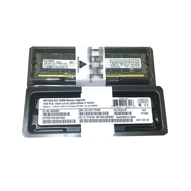 Server RAM 4ZC7A08707 16GB RAM Module 288-pin Registered ECC TruDDR4 DDR4-2933MHz 1Rx4 1.2V RDIMM