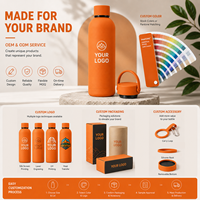 Bouteille d'eau personnalisée en acier inoxydable de 500 ml, à double paroi, isolée sous vide, avec peinture caoutchoutée mate et logo, pour cadeaux d'entreprise