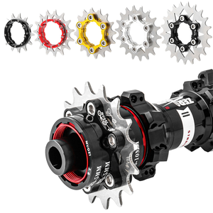 Piñón de bicicleta de una sola velocidad, cassette de disco único para <span class=keywords><strong>MTB</strong></span>, piñón libre de aleación de aluminio - Product Image 1