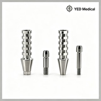 Abutment temporaire Osstem OEM en titane avec tournevis pour systèmes d'implants dentaires, compatible CAD CAM, expédition en 24h