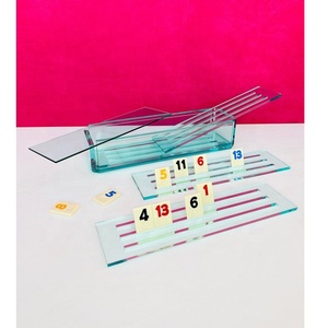 Piezas de Repuesto para Juego de Rummy con 106 Fichas Numeradas, Caja de Acrílico y Soporte para Juego de Mahjong - Product Image 5
