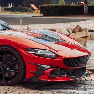 Kit carrosserie en fibre de carbone pour <span class=keywords><strong>Ferrari</strong></span> F8, style KEYVANY, avec spoiler avant et diffuseur, kit carrosserie amélioré pour F8 - Product Image 5