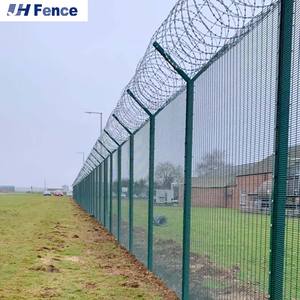 Garde-corps Maison Porte Grill Design Clear View Mur Clôture pour Aéroport Usine Personnalisé <span class=keywords><strong>anti</strong></span>-montée 358 clôture de sécurité - Product Image 5