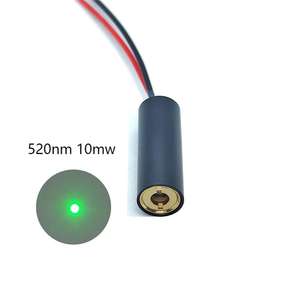 9X26mm 520nm 10MW โมดูลเลเซอร์จุดสีเขียวโฟกัสภายในใช้งานง่ายแสงเลเซอร์สำหรับอุตสาหกรรมการก่อสร้างสภาพใหม่ - Product Image 2