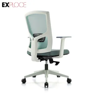 Ultime migliore colorato posteriore regolabile supporto lombare manager moderno sedia da ufficio sedile in plastica bianca