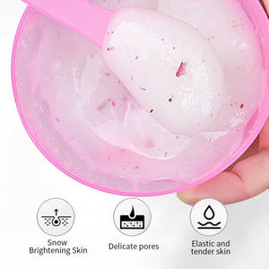 قناع OEM/ODM الأكثر مبيعًا من المصنع للتهدئة والتحكم في الزيت والترطيب قناع بودرة جيلي كريستالي للوجه والأنف - Product Image 3