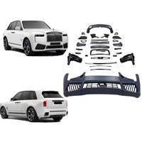 Rolls-Royce Cullinan Facelift Body Kit Old to New Upgrade con parachoques delantero Faros Rejilla media Guardabarros Puntas de escape Clips