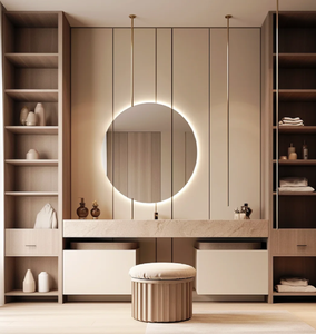 Modern Luxury <strong>Wood</strong> Bedroom Furniture <strong>Dressing</strong> <strong>Table</strong> with Makeup Feature for Hotels and Apartments Bedchamber - Product Image 2