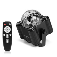 Nouvelles lumières de scène LED violettes transfrontalières, stroboscope d'ambiance KTV pour la maison, télécommande, boule magique sonore, flash