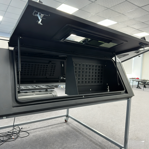 Hardtop de camionnette en aluminium imperméable à trois portes avec boîte de rangement pour accessoires Ford Ranger/F150/Tacoma/HILUX REVO - Product Image 1