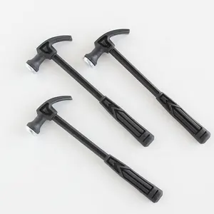 Mini hammer mit kunststoff beschichtetem Faser griff Klauen hammer Haushalts-Multifunktion hammer