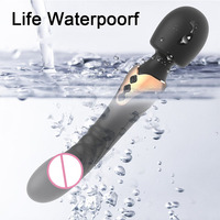 Jouets sexuels, vibrateurs, dildos avec 10 modes de vibration, jouets pour adultes, stimulation du clitoris, du point G, stimulation anale, rechargeable, étanche, vibrador