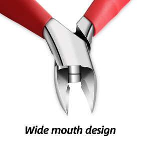 Stainless Steel Toenail <b>Clipper</b> Non Slip Handle Wide Jaw Opening Curved Blade Pedicure Tool <b>for</b> <b>Thick</b> <b>Nails</b> - Product Image 2