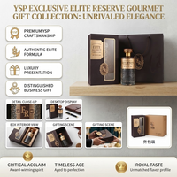 Caja de Regalo de Lujo Personalizada para Licores, Estuche Rígido Marrón con Detalles en Mármol Dorado para Whisky y Marcas de Prestigio