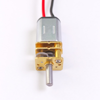 Moteur CC miniature TT Motor GM12-N20VA monophasé à faible régime, 12 mm N20, couple élevé, micro-moteur à engrenages brossé 2,4 V-12 V 0,1 W pour applications électriques