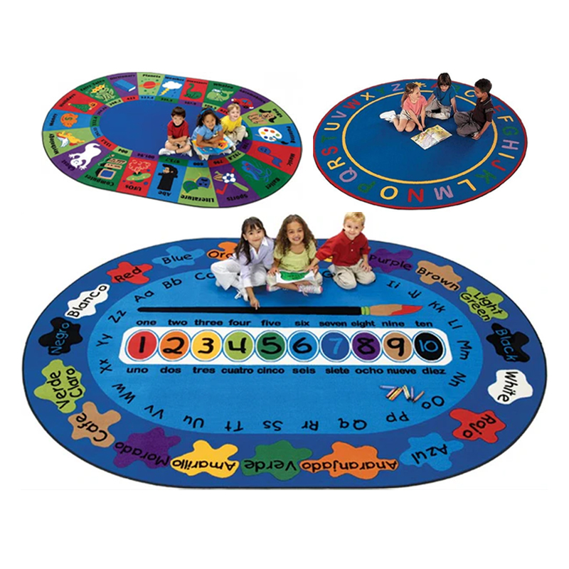 Alfombra De Juego Reversible Y Educativa Para Niños – Tapete De 200x180 Cm Para Interior, Aula O Picnic Exterior