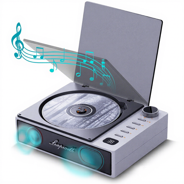 Cross-border CD Player Album Player Wall-Mounted for Speaker Channel Portable Prenatal Education Device English-Learning