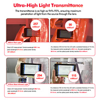 Cama de Terapia de Luz Roja de Alta Irradiancia con 1280 LED de 260mW/cm² para Recuperación Deportiva y Reparación Muscular