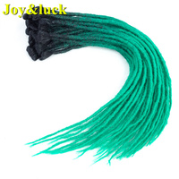 Vendita calda all'ingrosso Dreadlocks fatti a mano trecce all'uncinetto estensione dei capelli lunga una radice Ombre colore Dreadlocks artificiali sintetici