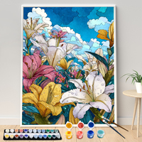 Kits de peinture par numéros DIY personnalisables, ensemble de peinture à l'huile non personnalisé pour adultes, enfants et débutants, livraison directe