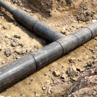 Tuyau d'alimentation en eau en PEHD léger et flexible DN250-400mm (10/11/12/14/15 pouces) économique pour les entrepreneurs en infrastructures rurales