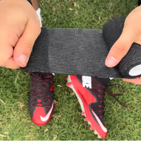 Bande adhésive élastique cohésive pour crampons de football et de soccer – Bande de maintien auto-adhésive pour soutien de la cheville et stabilisation des chaussures