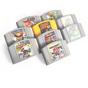 Mari pour la série Kart64 64 Party 1 2 3 Paper Donkey Kong Country Super Smash Bros Jeu vidéo N64 de haute qualité version américaine - Product Image 1