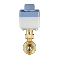 Vanne à boisseau sphérique motorisée en laiton YAOYANG, actionnée électriquement, 2 voies, DN20 PN16 AC110-220V IP65 avec commande manuelle, pour eau, OEM