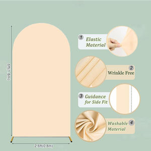 Produk promosi penutup latar belakang spandeks kustom perayaan pesta ulang tahun poliester kain warna penuh - Product Image 2