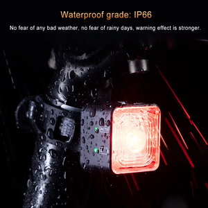 Kit d'éclairage extérieur rechargeable pour vélo, phares et feux arrière modifiés, accessoires de vélo, lumières à détection de freinage - Product Image 4