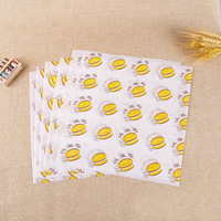 Papier jetable pour le petit-déjeuner du pain grillé et papier sandwich anti-graisse.