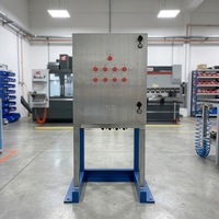 Boîtier de distribution basse tension IP66 en acier inoxydable 25A 220V, finition brossée, certifié CE, avec verrouillage anti-effraction pour usage industriel