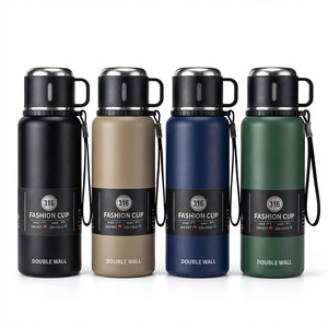 Borracce Termiche in Acciaio Inox a Doppia Parete, <span class=keywords><strong>Nuova</strong></span> Borraccia Sottovuoto per Sport, Ufficio e Regali Aziendali - Product Image 3