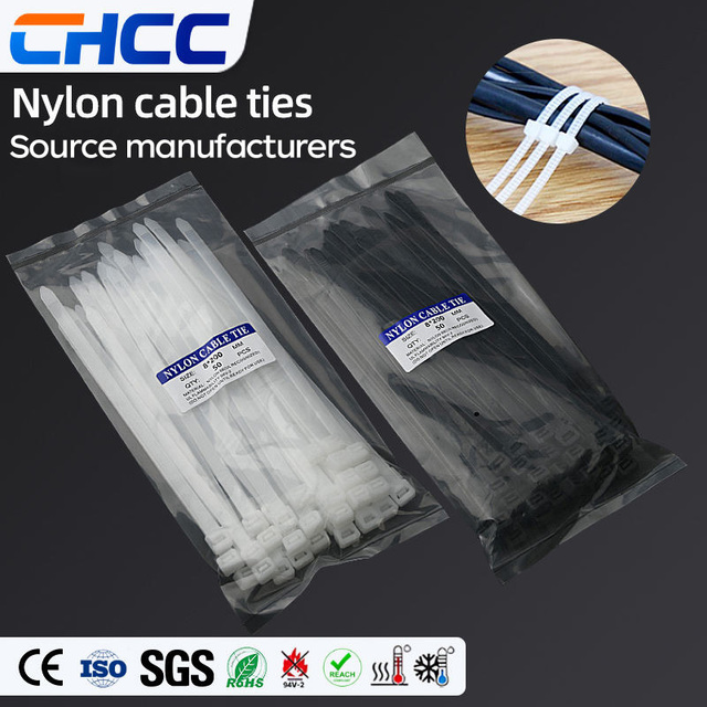 Good Quality Color Heavy Duty PA66 Nylon Cable Ties Custom Self-Locking Wire Zip Ties Manufacturer