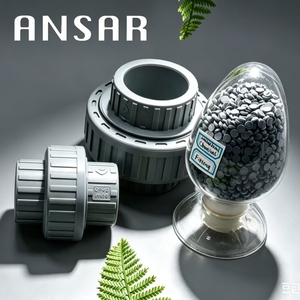 Unión de CPVC, Estándar ASTM SCH80, PN16, Unión de Tubería de Plástico Industrial Resistente a la Corrosión para Tratamiento de Agua Química - Product Image 4