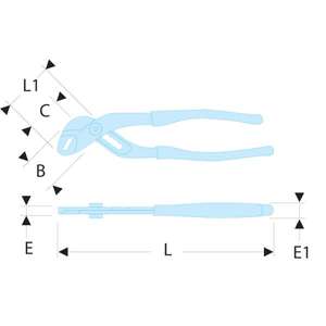 Facom-คีม170A.30หลายมาตรฐาน-คีมและเครื่องตัดหลายแบบ3662424045844 - Product Image 2