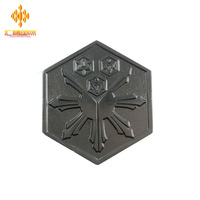Pièce commémorative en alliage de zinc de haute qualité, argentée, personnalisable, avec émail, gaufrage et impression