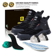 Bottes de sécurité GUYISA, nouvelle collection, isolées pour l'hiver, en microfibre, série outillage 10KV, noires, tendance, vente directe usine