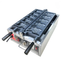 Máquina para Hacer Taiyaki Eléctrica de 1800W, Nueva 2023, de Acero Inoxidable de Alta Calidad, con Forma de Pez, para Uso Comercial, Doméstico y en Restaurantes, 220V