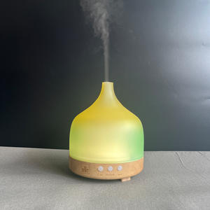 Renkli ışık ile benzersiz hediye cam uçucu yağ difüzör lüks ultrasonik aromaterapi yağı difüzörü hava nemlendirici - Product Image 5
