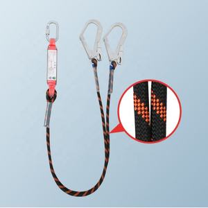 Harnais de sécurité <span class=keywords><strong>en</strong></span> polyester à 5 points CGLX noir pour la construction, protection contre les chutes, <span class=keywords><strong>corde</strong></span> de sauvetage, harnais d'escalade pour les travailleurs - Product Image 6