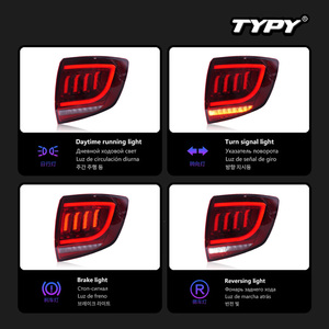 TYPY for 2018-2026 Lada Granta taillight assemblies upgrades to LED taillight daytime running <b>lights</b> and sequential turn signals - Product Image 4