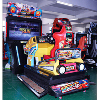 Simulateur de course automobile VR de haute qualité 55 pouces, machine de jeu d'arcade modèle Baby Bear 52, certifié CE, batterie rechargeable, personnalisable