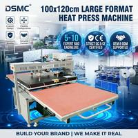 Máquina de Prensa de Calor Industrial de Gran Formato 100x120cm para Impresión por Sublimación en Telas, Pancartas y Ropa Deportiva